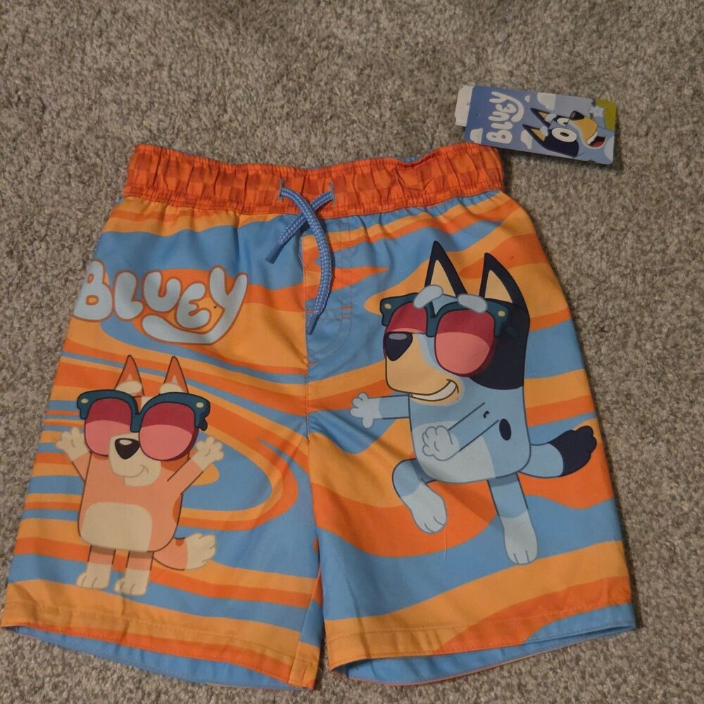 Bluey Swimsuit Trunks 5T